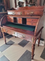 Antique Viennese roll-up desk