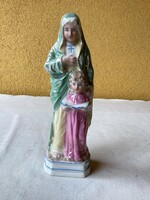 Szent Mária porcelán szobor 18 cm.