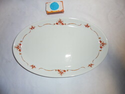 Alföldi porcelain oval bowl with rosehip pattern