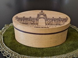 Antique gift box Dresden 16x11 cm