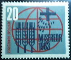 N391 / Germany 1963 Congress of the Catholic Church stamp postal clerk