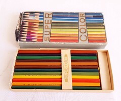 Retro SuperColor színes ceruzák 24db dobozában