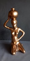 Art deco huge ceramic female statue negotiable design