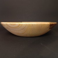 Tartar maple turned wooden bowl.