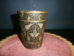 Gold-plated bidri goldsmith's display cup