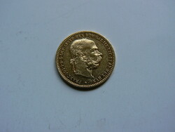 Austria, gold 10 kroner 1905. Coin (3.38g, 0.900) rarer!, Original!