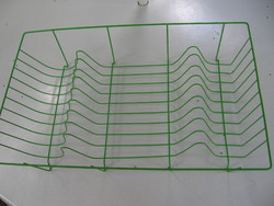 Fém edényszárító rács zöld bevonattal