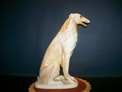 Ravenhouse large Russian greyhound dog figure 24 cm