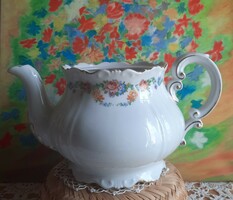 Zsolnay porcelán kanna, kiöntő teás, fedö nélkül hibátlan