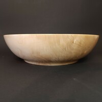 Turned maple bowl
