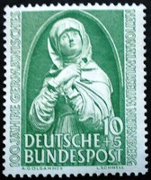 N151 / Germany 1952 the Nuremberg National Museum stamp postal clerk