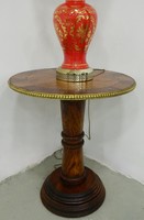 Antik biedermeier posztamens / kör alakú konzol asztal