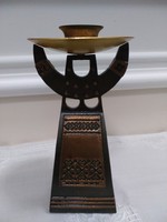 Soviet applied art metal candle holder from 1975!