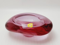 Miloslav Klinger thick glass ashtray, 14 cm