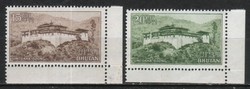 Bhutan 0048  Mi 84-85  postatiszta   10,00 Euró