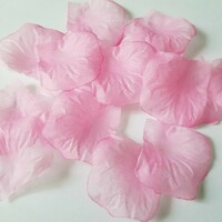 ESKÜVŐ, PARTI DEK84 - 100db-os textil virágszirom – rózsaszín
