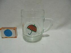Retro ovis, preschool children's cup, cup - with umbrella symbol