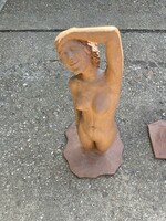 Sex. Terracotta statue. Sign. 48 Cm