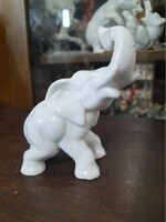 Herend lucky elephant porcelain figurine. 9 Cm.