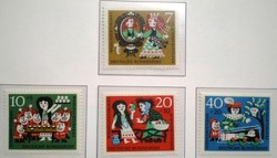 N385-8 / Germany 1962 people's welfare : grimm tales iv. Postage stamp