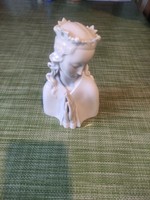 Antique Viennese Augarten Madonna porcelain bust 1930 Ida Schwetz - Lehmann
