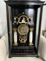 19th century Biedermeier quarter strike clock