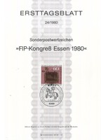 ETB 0016 (Bundes) Mi ETB 24-1980        0,90 Euró