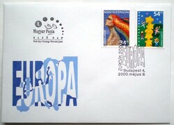 F4542-3 / 2000 Europa bélyegsor FDC-n