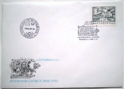 F4454 / 1998 Jendrassik György bélyeg FDC-n