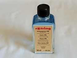 ROTRING Cleaner FK 50 ml tisztító folyadék üveg flaska retro