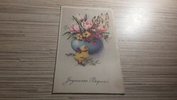 Antik Húsvéti Üdvözlő képeslap.