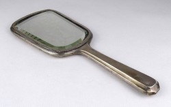 1R298 Antik ezüst pipere tükör 10 x 26 cm