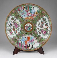 1R687 beautiful hand painted Japanese porcelain plate decorative plate 20 cm