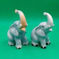 Retro  Aquincum porcelán elefánt figurák