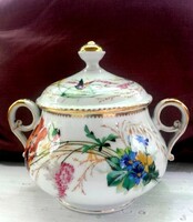 Bieder museum large hand-painted sugar bowl from the 1800s - art&decoration