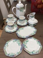 Villeroy & boch pasadena porcelain set with the pieces shown in the picture, in new condition