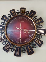 Amber Soviet wall clock