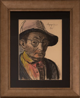 Nyergesi János (1895-1982): Önarckép, 1965