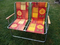 Retro iker kemping camping szék, összecsukható