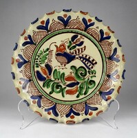 1R351 old Korund bird ceramic wall plate 27 cm