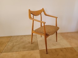 Retro fakarfás szék mid century Hedzendorfer László karfás szék