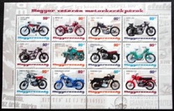 K5206a-l / 2014 Hungarian veteran motorcycles block post clean
