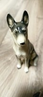 Metzler & Ortloff porcelain figure German Shepherd 12cm