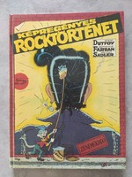 Retro comic - comic rock story, 1988