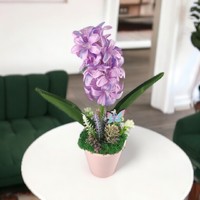 Purple hyacinth table decoration jat01li