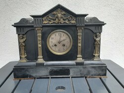 1,-Ft Gyönyörű antik kandalló óra az 1800-as évek végéről