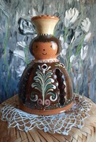 Pnieler liezen Austrian ceramics, figural candle holder, xx.Szd in perfect condition