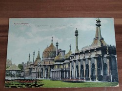Antik képeslap, Anglia, Brighton pavilon, Royal pavilon