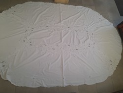 Large oval tablecloth 260x175 cm