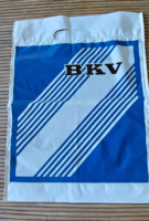 Retro bkv advertising bag - unused 31 * 43 cm